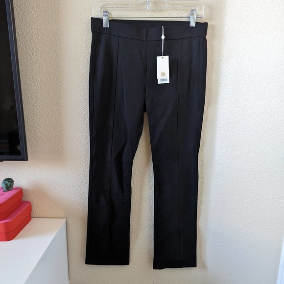 Tory Burch Pants - Tory Burch NWT Stacey Cropped Pull On Pants in Black S Small